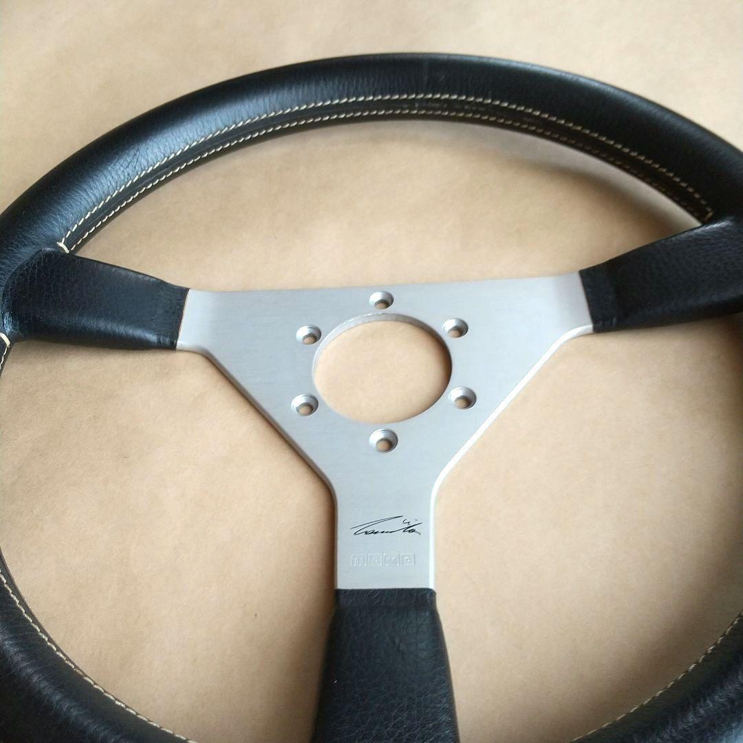 ニキラウダ ステアリング シルバー ホーンボタン付き