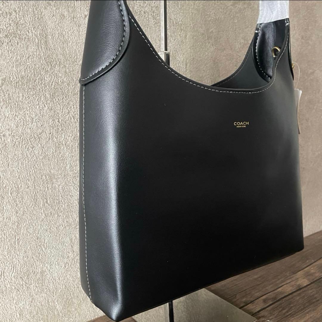 【最終値下げ】COACH ブルックリン28 ブラックレザー ハンドバッグ