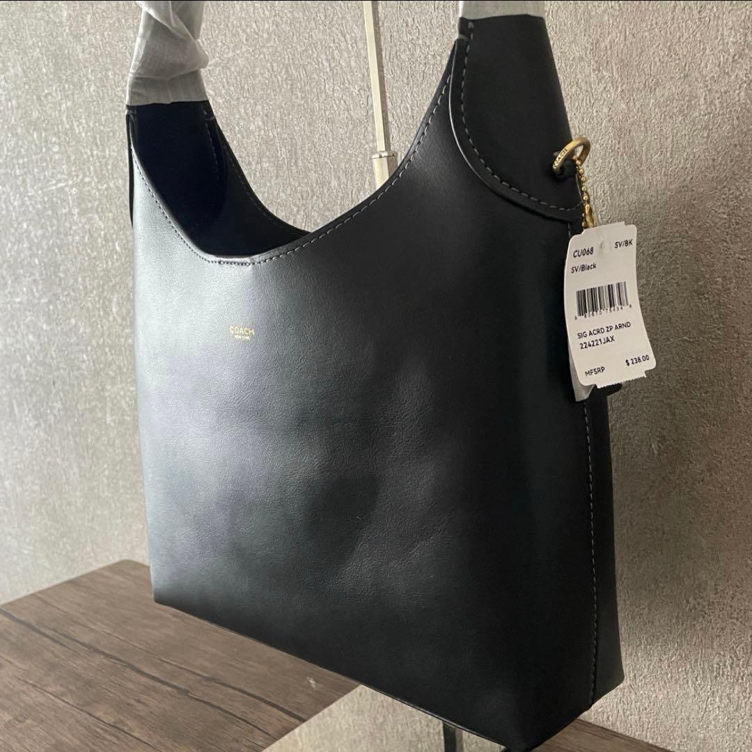 【最終値下げ】COACH ブルックリン28 ブラックレザー ハンドバッグ