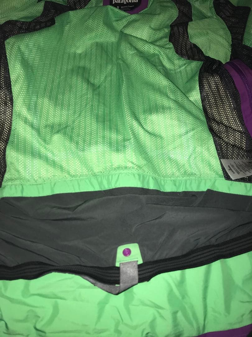 patagonia スキーウェアセット 紫緑