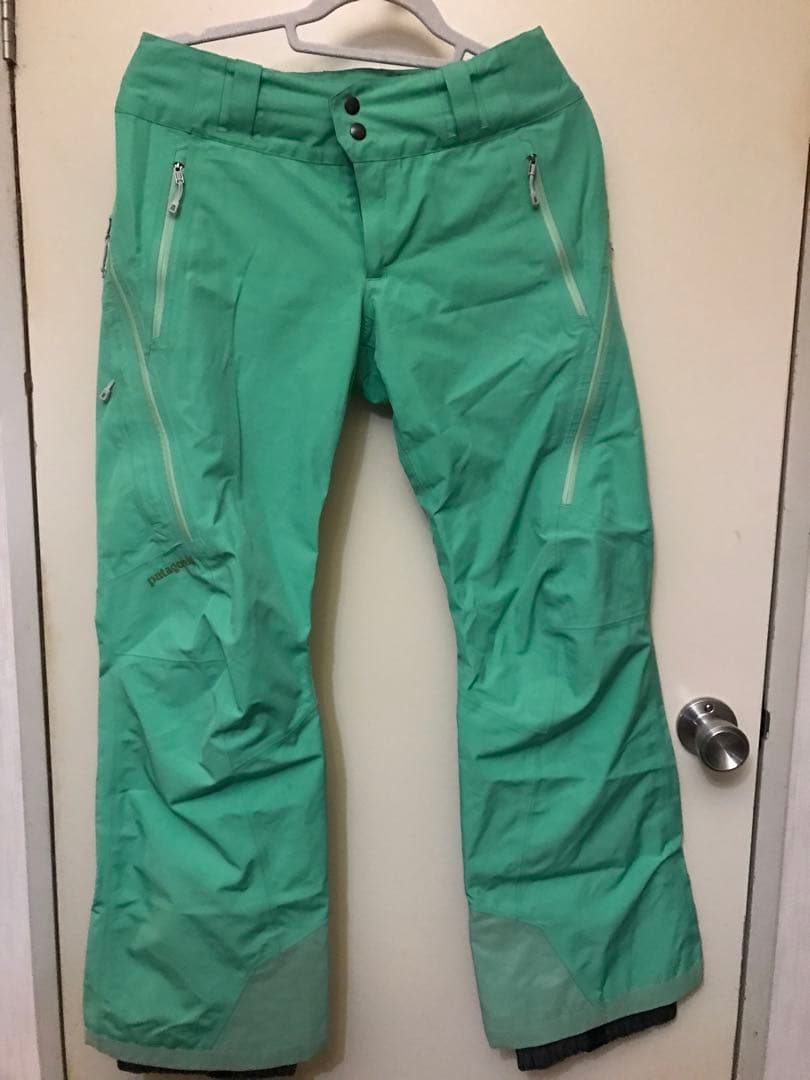 patagonia スキーウェアセット 紫緑