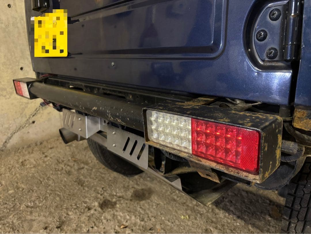 ジムニー　社外スチールリアバンパー　LEDテール付き