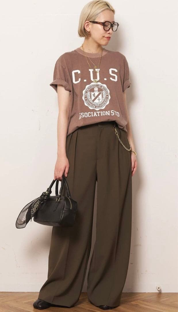 AP STUDIO 2タックワイドパンツ