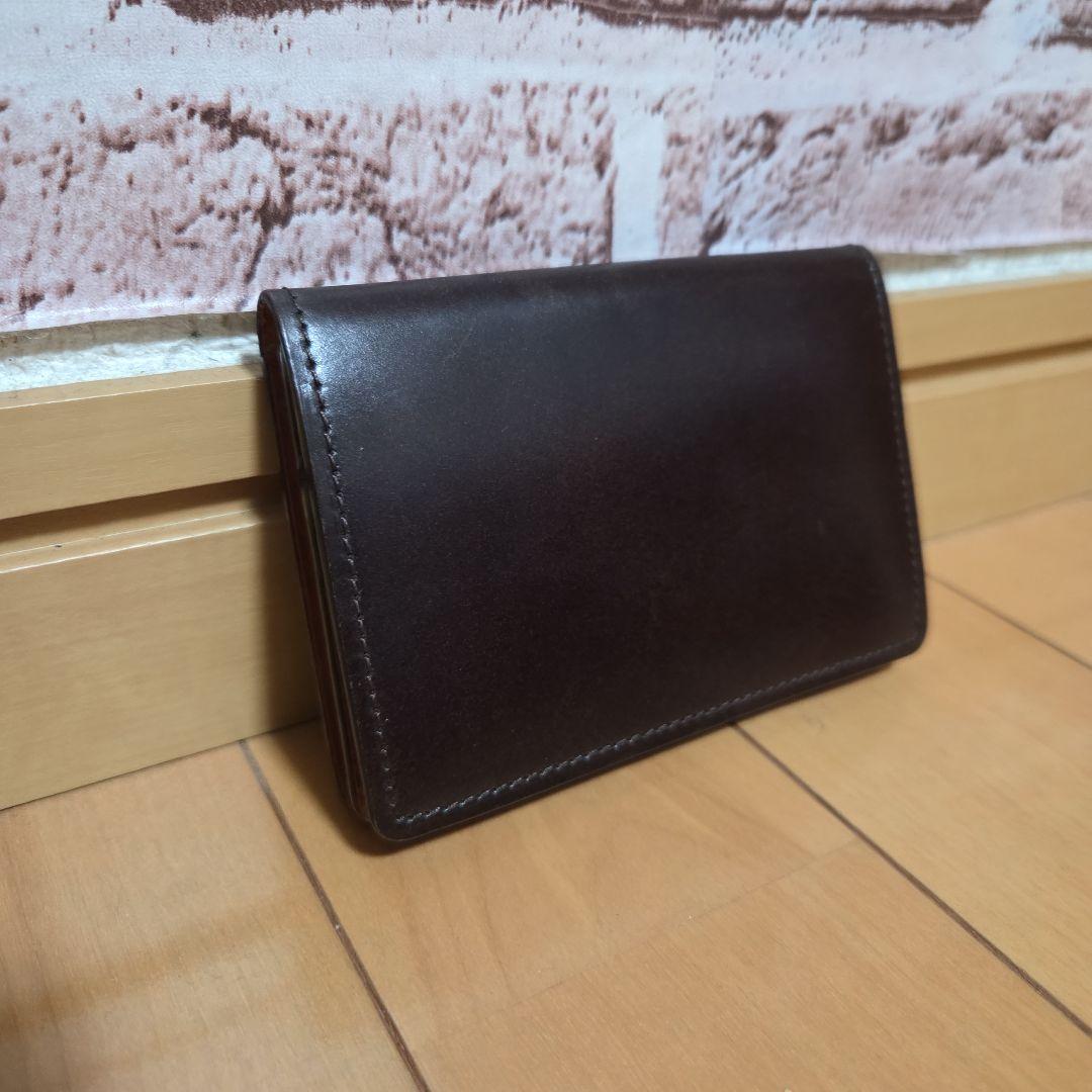 専用【美品】COCOMEISTER コードバン 名刺入れ ダークブラウン