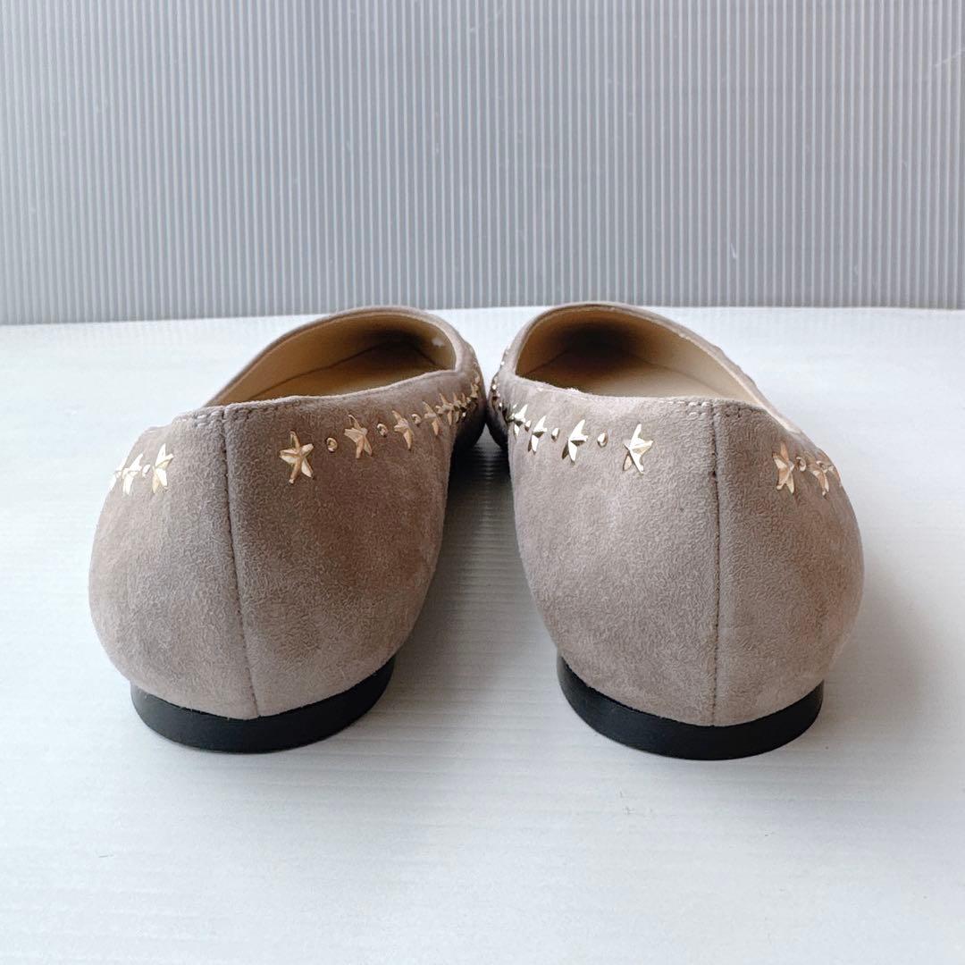 ジミーチュウ　星　スタースタッズ　バレリーナ　フラットシューズ　パンプス　新品