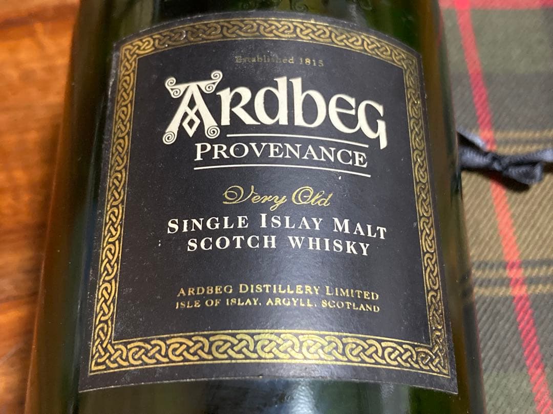 ウイスキー 空瓶 Ardbeg アードベッグ 1974 木箱 プロヴナンス
