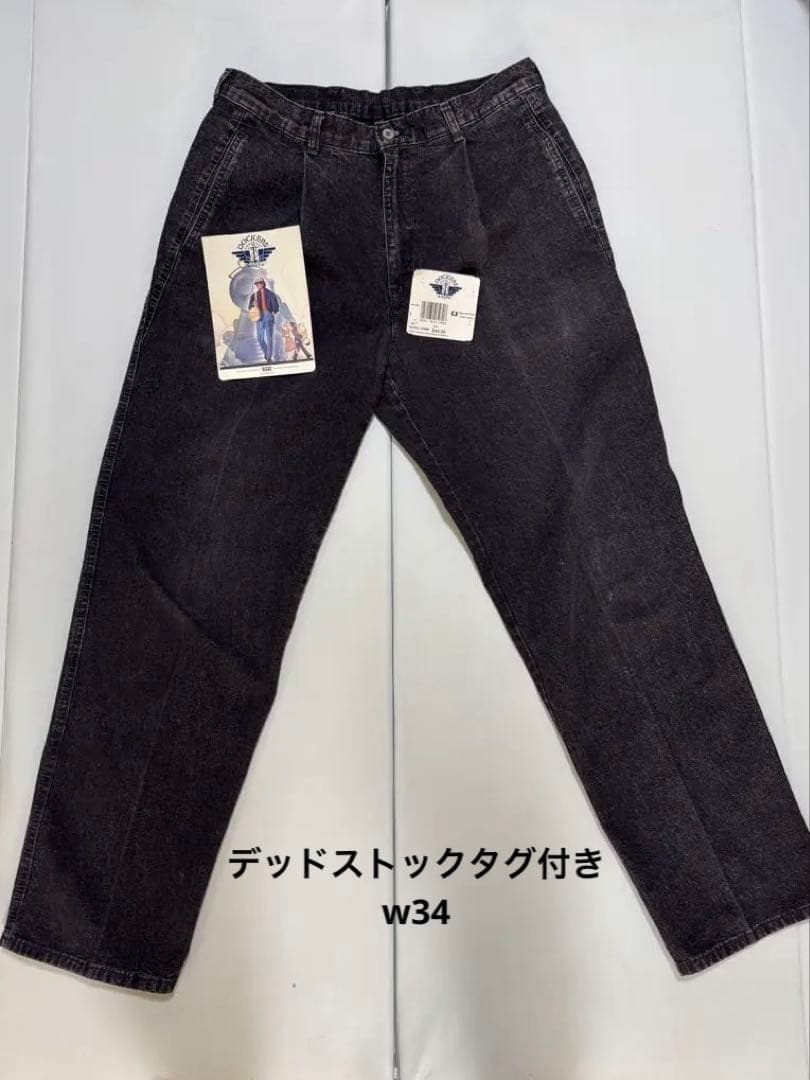 T*O様 デッドストックタグ付き80-90’s Dockers ブラックデニムス