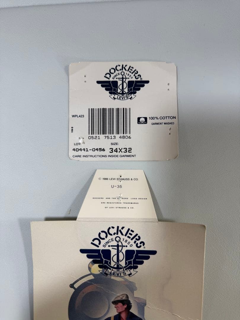 T*O様 デッドストックタグ付き80-90’s Dockers ブラックデニムス