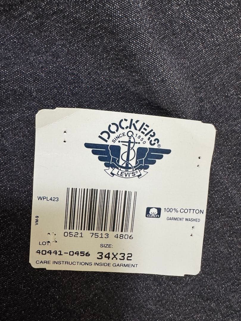 T*O様 デッドストックタグ付き80-90’s Dockers ブラックデニムス