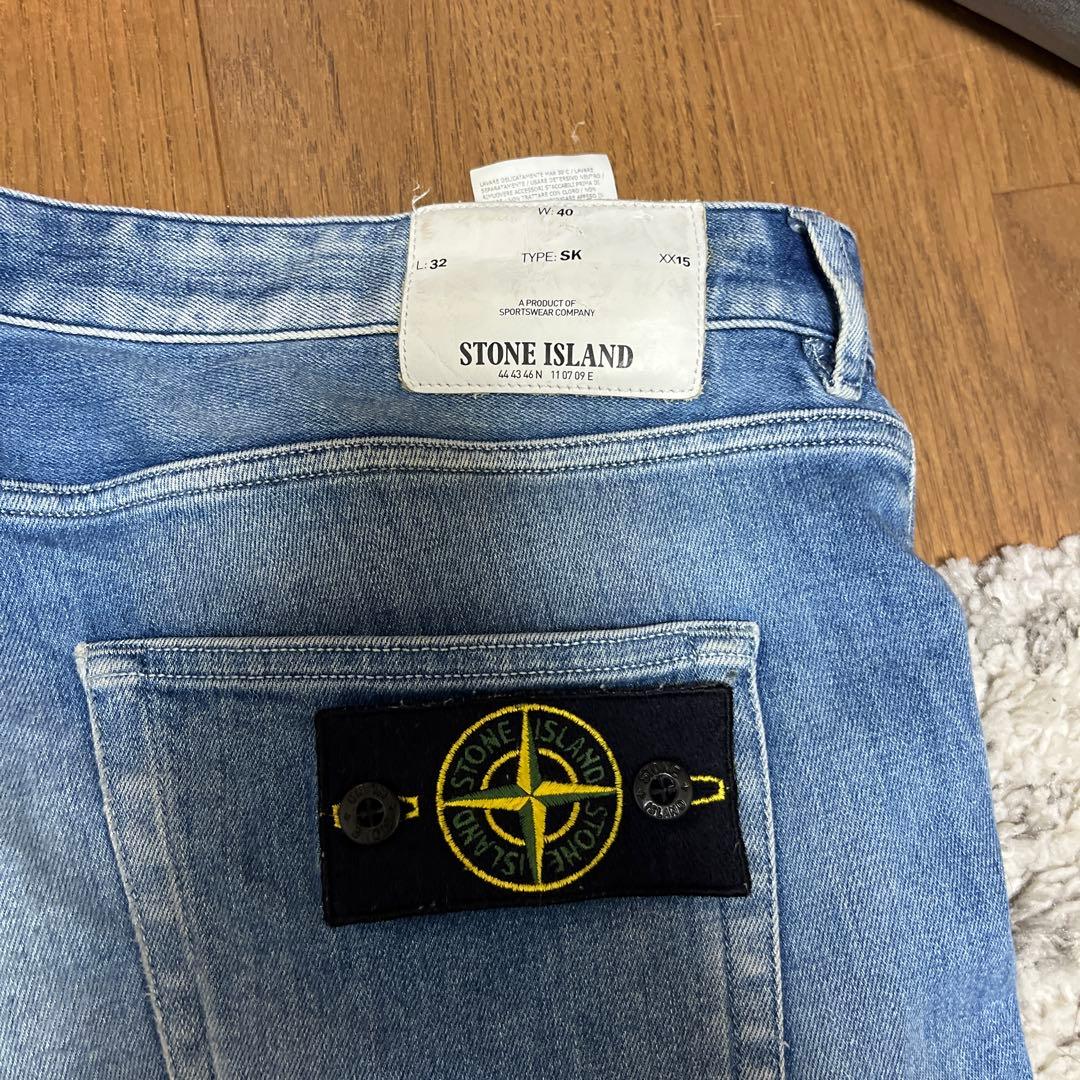 最終値下げ　希少ビックサイズ ストーンアイランド ストレッチ スキニーデニム