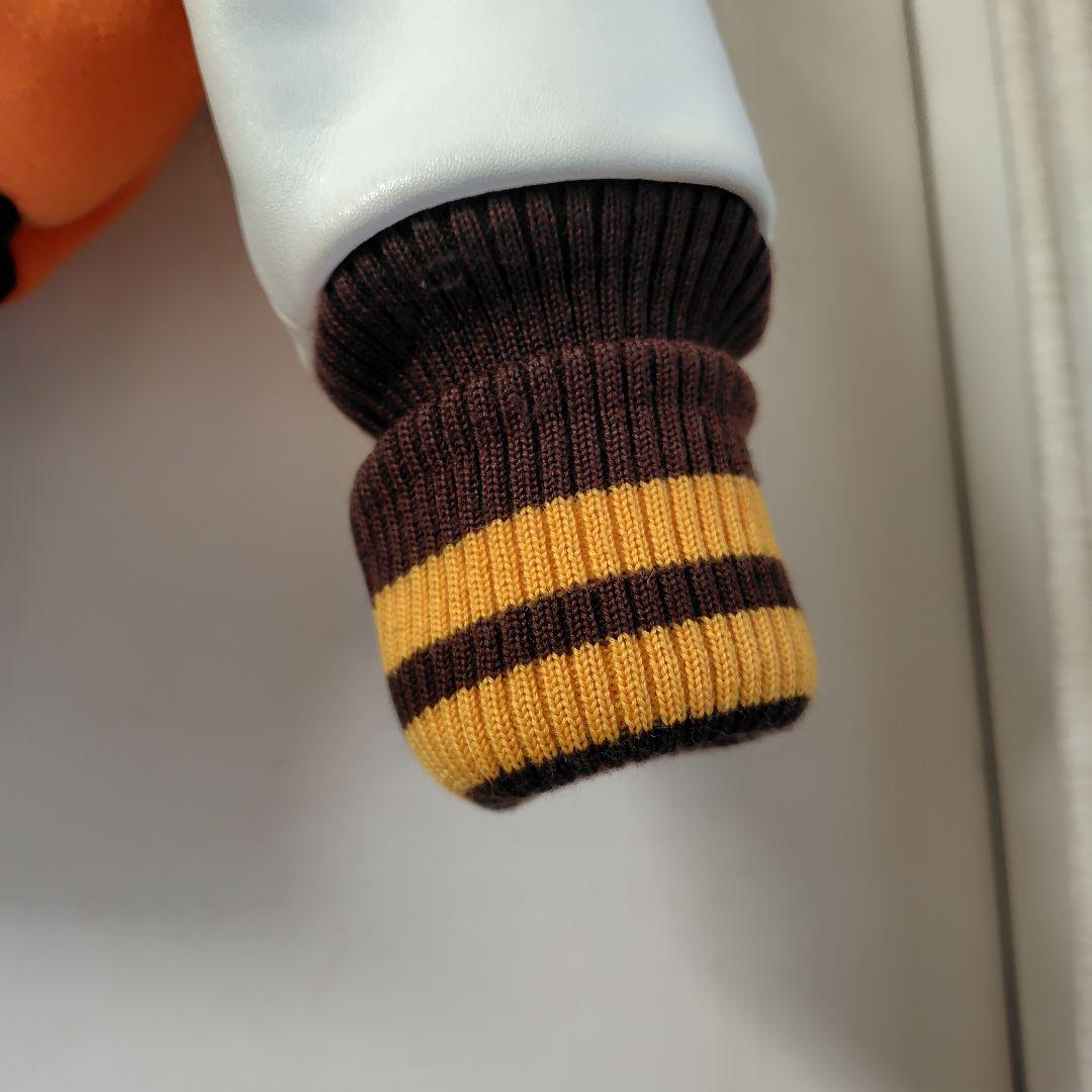 カンタベリー　 袖牛革 ワッペン スタジャン 　サイズ Ｍ