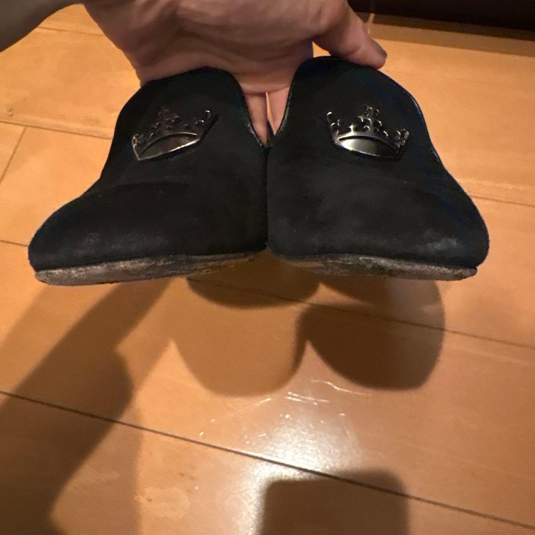 削除予定最終価格　チャーチ　エンブレム　フラットシューズ　ブラック　38