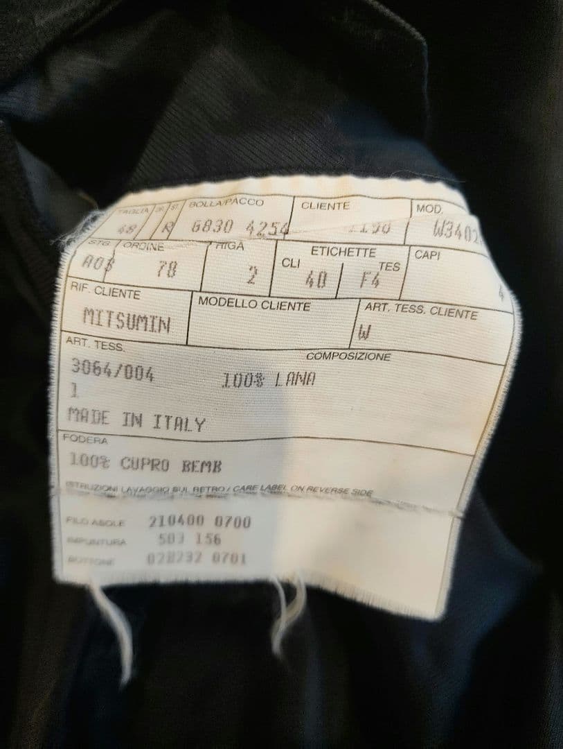 ★美品　BOGLIOLI　ボリオリ　ロロ・ピアーナ　生地　48