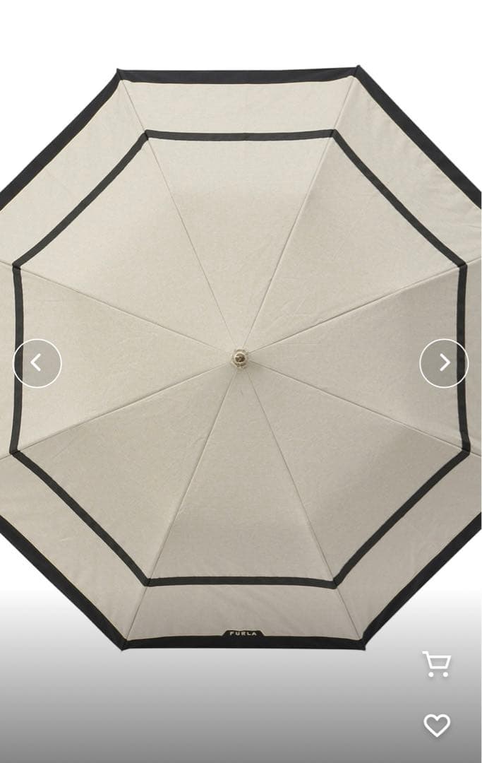 FURLA 日傘 ブラック