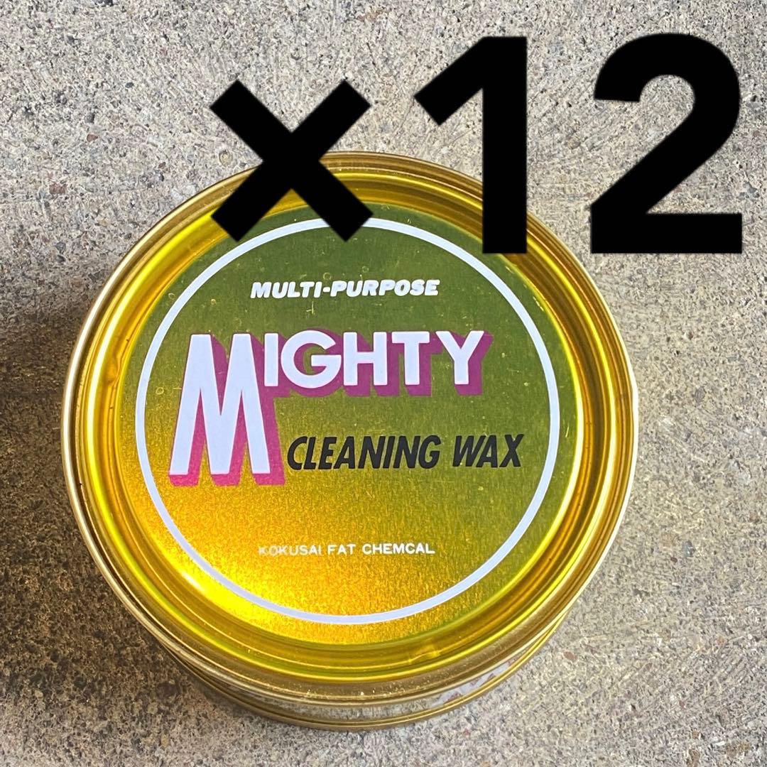 【12個】MIGHTY マイティ 万能ワックス 自動車 カーワックス
