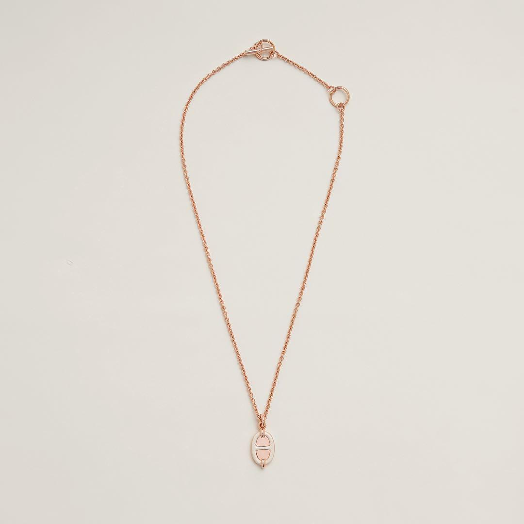 【新品未使用】HERMES エルメス ミニマイヨンPMネックレス クレーム