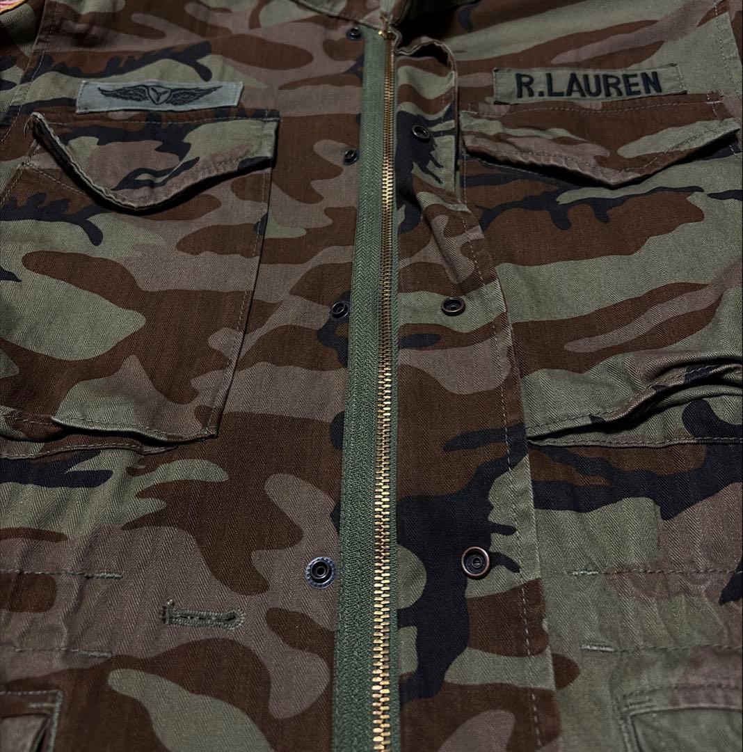 Denim & Supply Ralph Lauren 迷彩 カモフラ 刺繍 M