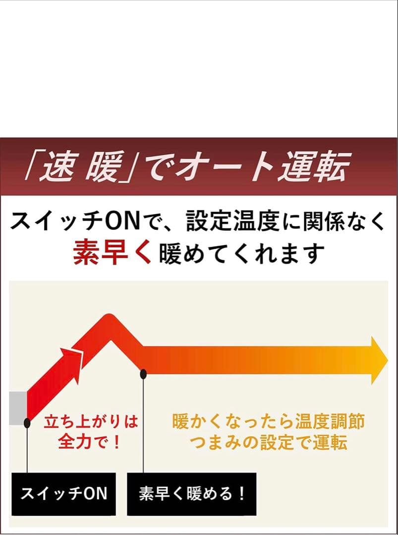 コロナ カーボンスリムヒーター遠赤外線