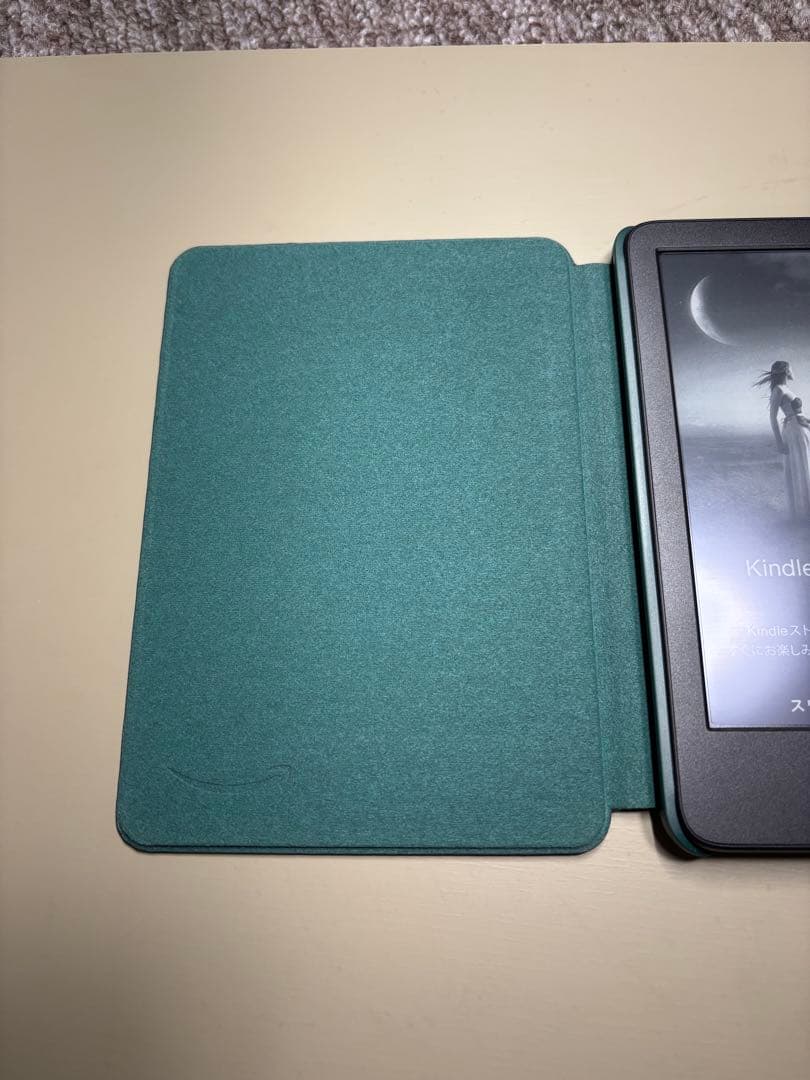 Kindle「第11世代」緑色専用カバー付き【広告あり】