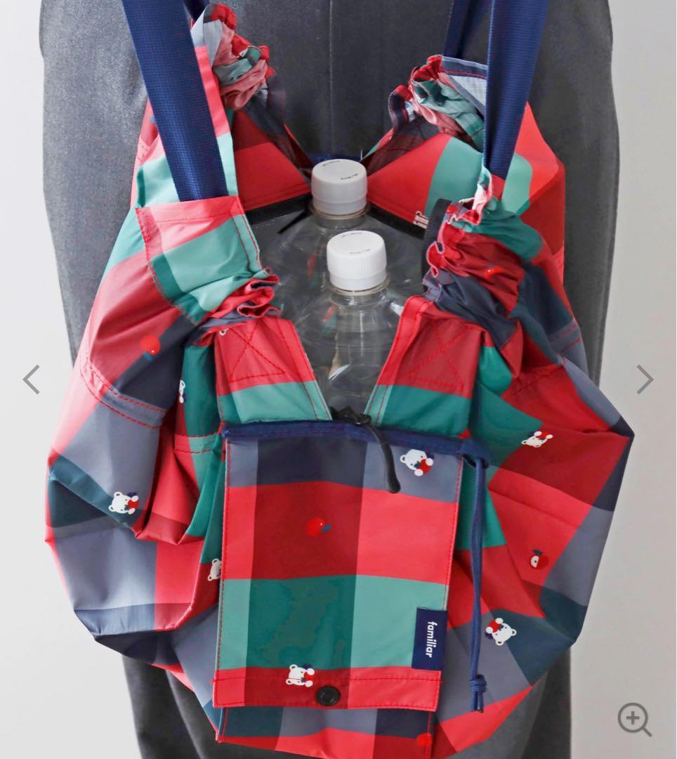 【完売品✨️】ファミリア シュパット 保冷バッグ エコバック 20L チェック