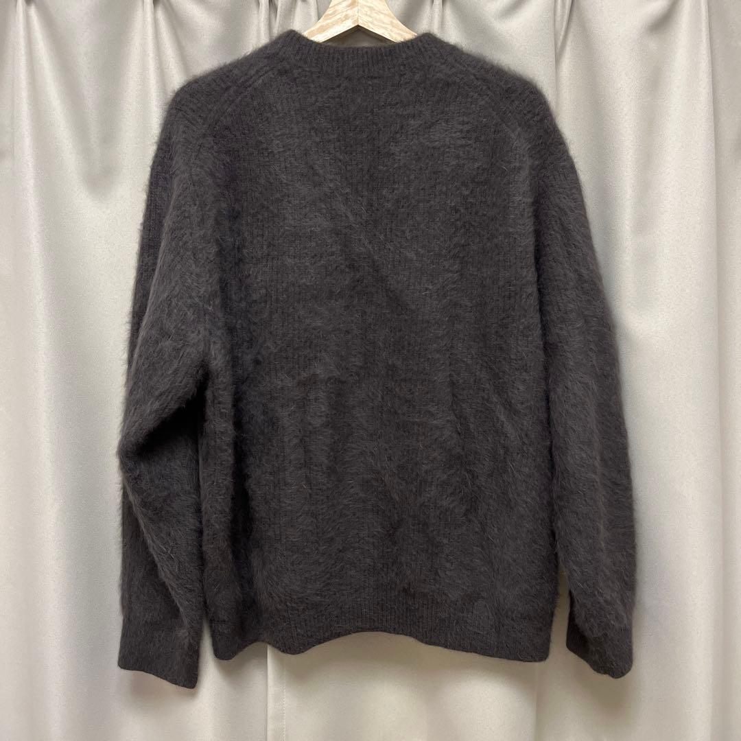 LIDNM FOX CASHMERE KNIT モカ