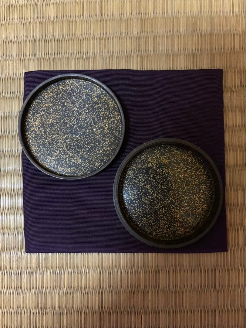 迎田秋悦　芦に鳥　蒔絵　香合　茶道具