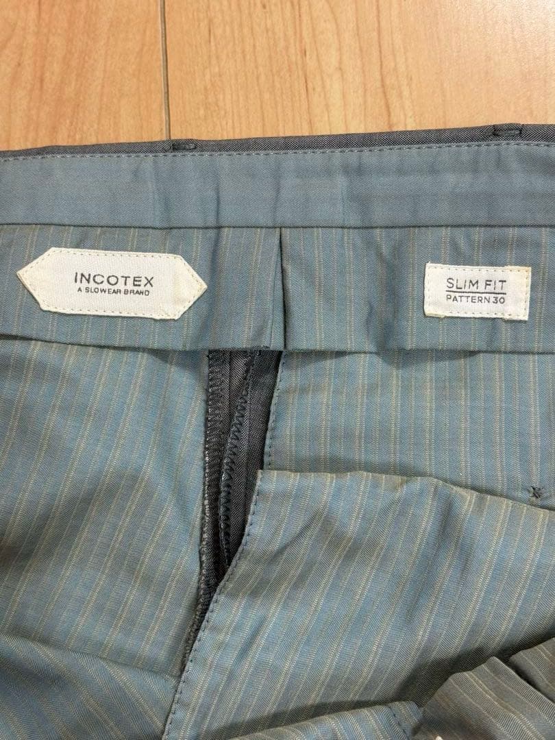 インコテックス ウールスラックス 48