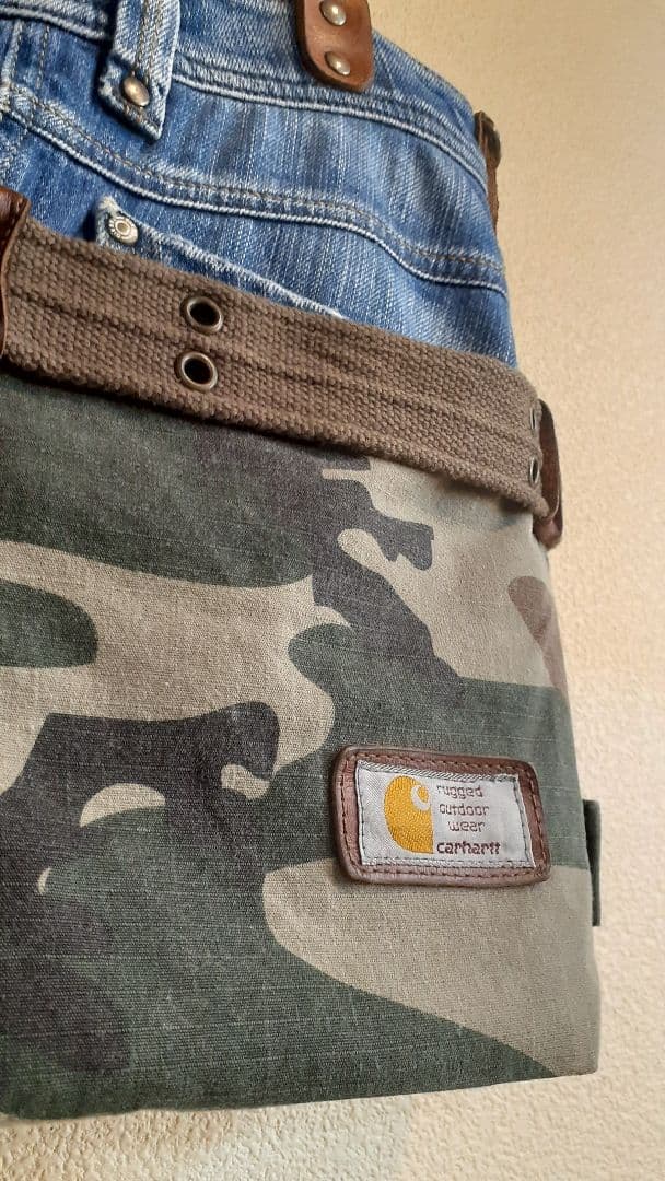 ミリタリーリメイク ★★★ GORGEOUS VINTAGE 肩掛けトート&…