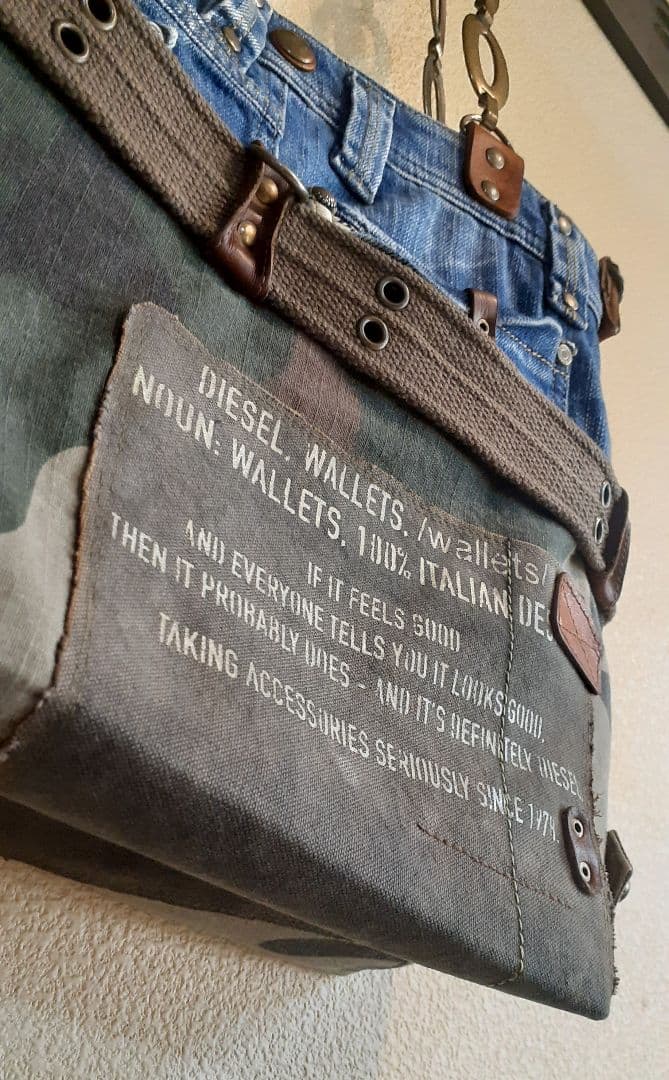 ミリタリーリメイク ★★★ GORGEOUS VINTAGE 肩掛けトート&…