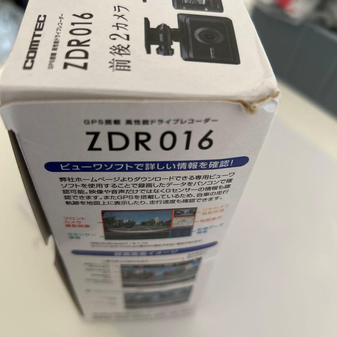 前後2カメラ　ドライブレコーダーZDR016