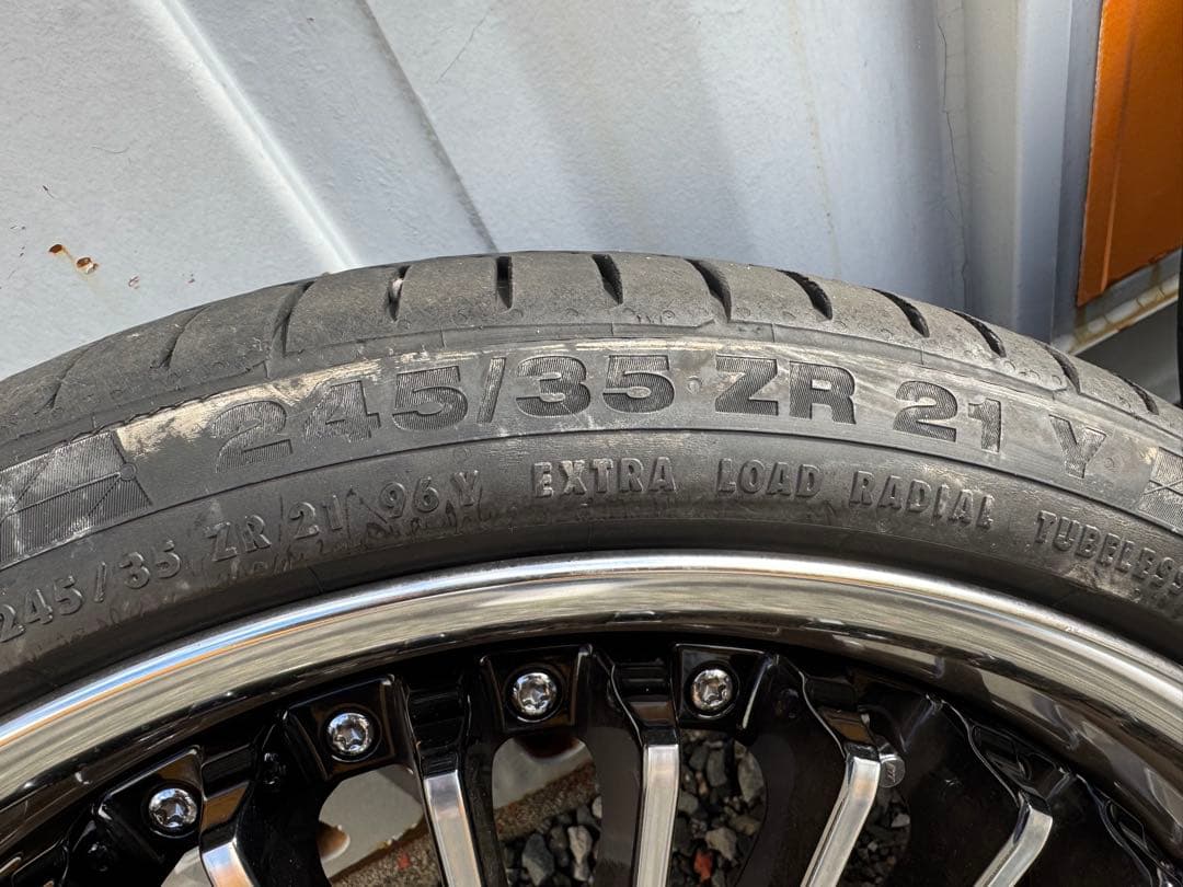 W222 メルセデスベンツ21インチ タイヤホイール WORK社製