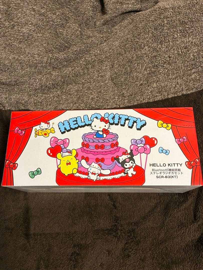 き*ー様 ハローキティ 50周年Bluetooth機能搭載 ラジカセ SCR-B