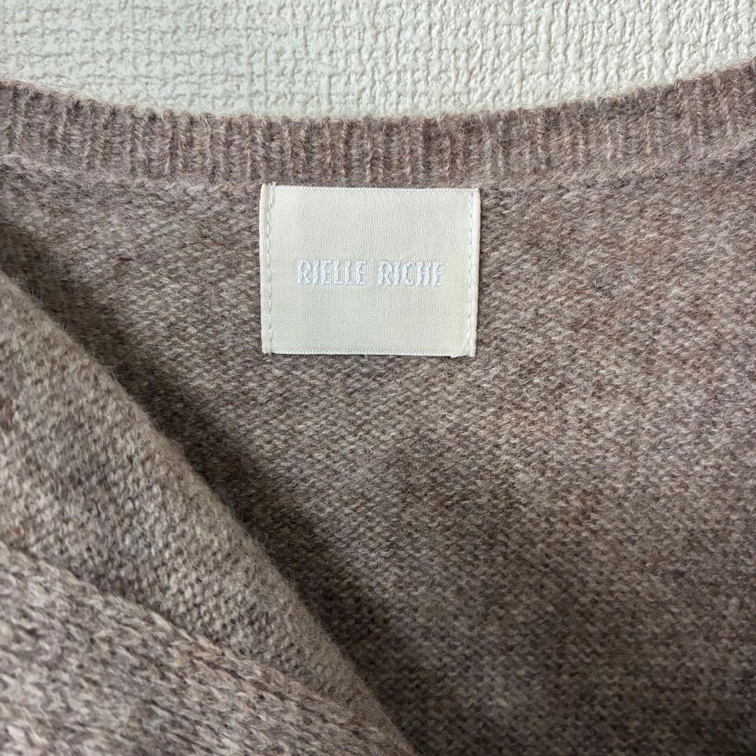 rielle riche リエルリシェ ニットワンピース 24AW 完売商品