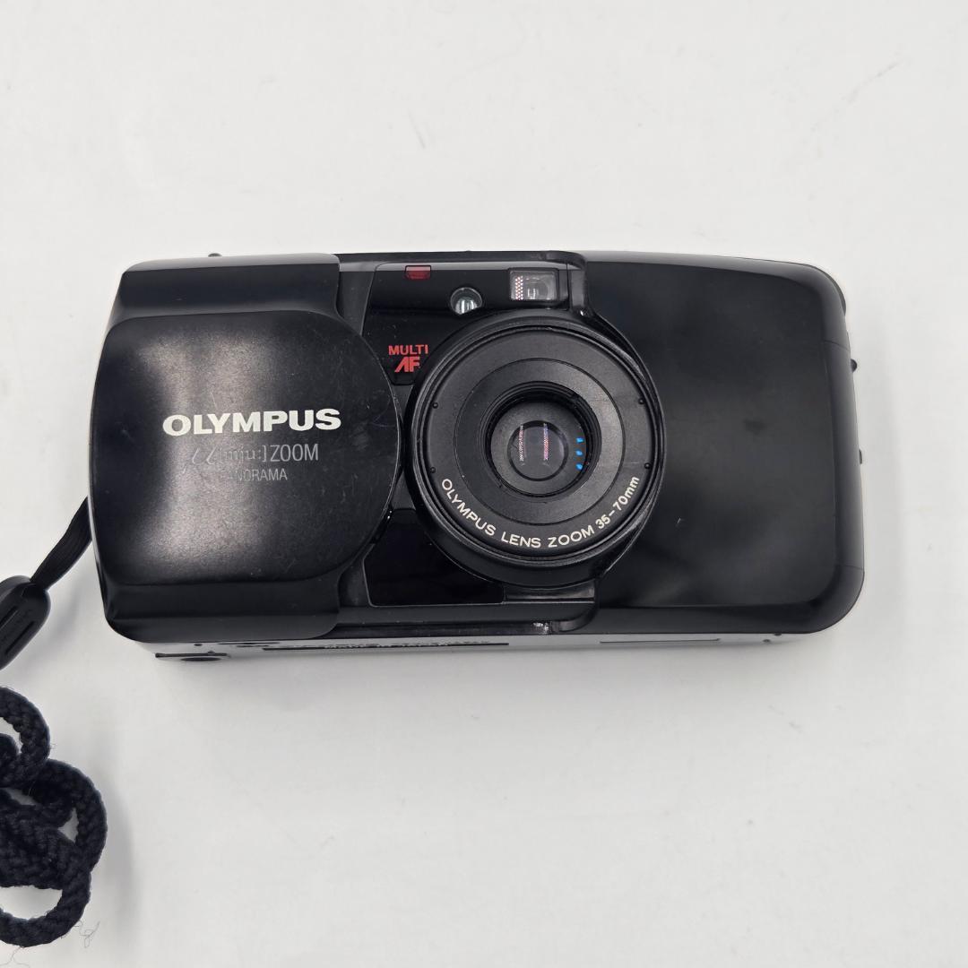 【美品】動作品 OLYMPUS μ[mju:] ZOOM PANORAMAカメラ
