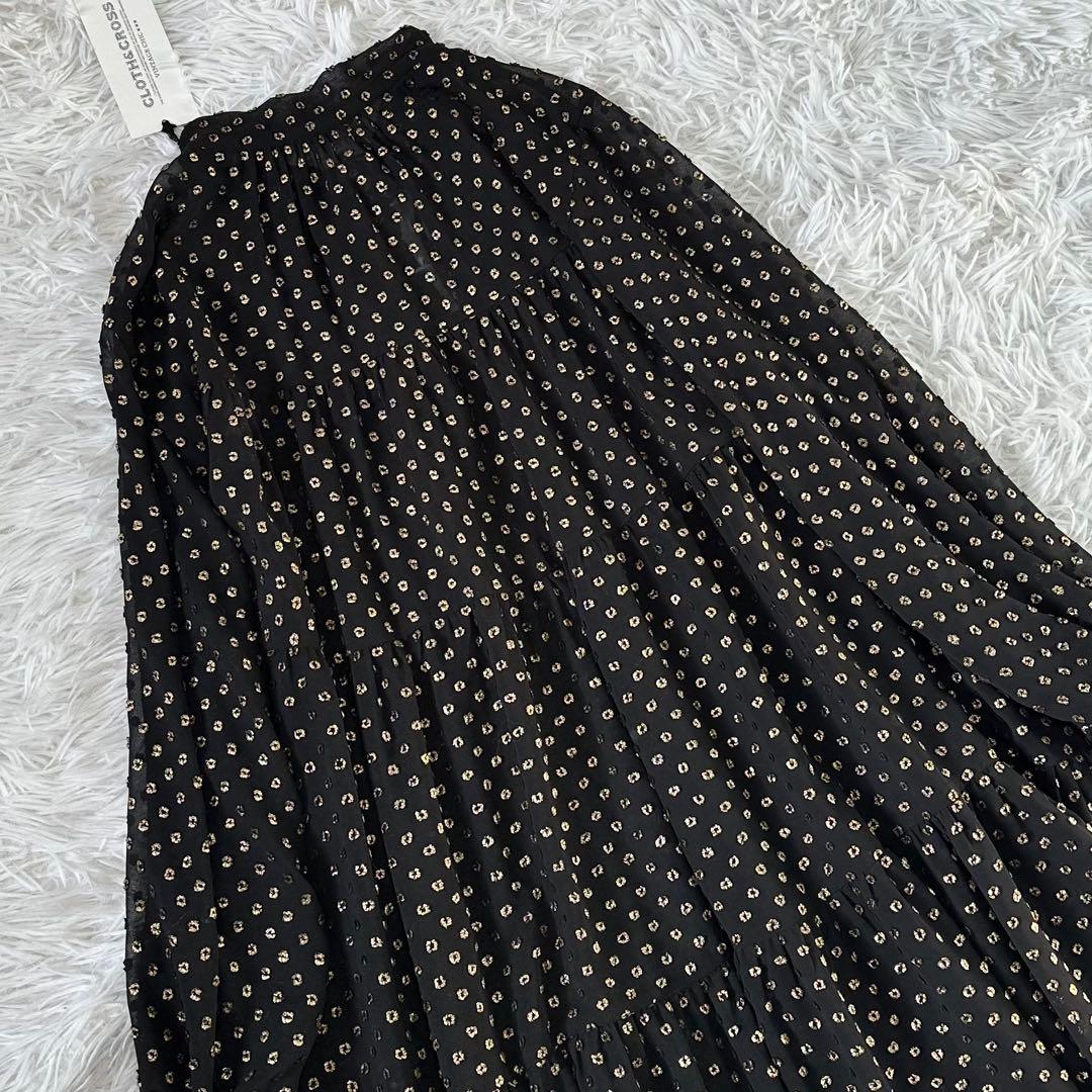 nakiusagi✨CLOTH&CROSS ドットジャガードティアード