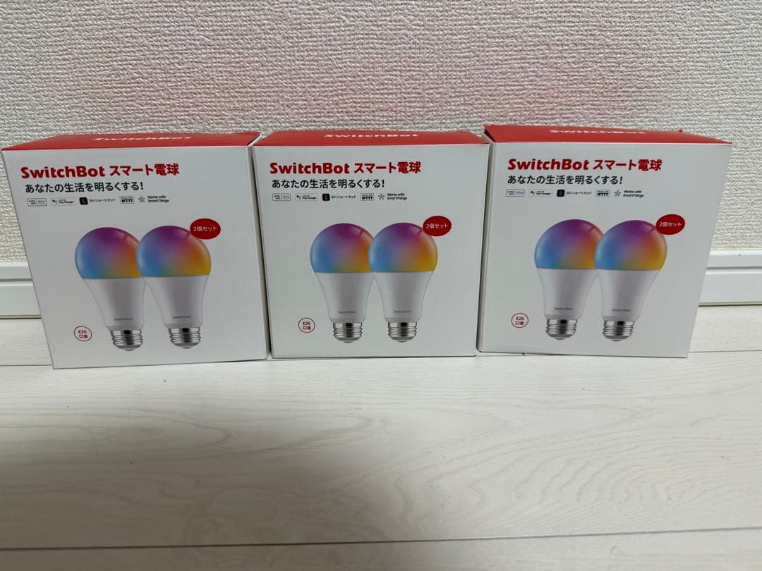 SwitchBot スマート電球 2個x3セット　E26口金