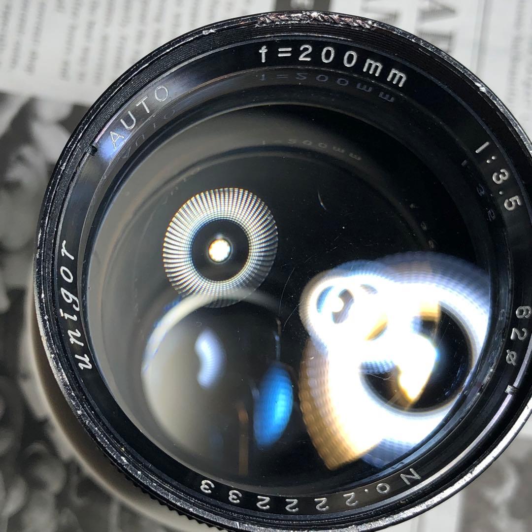 レア？　unigor 200mm f3.5 m42マウント