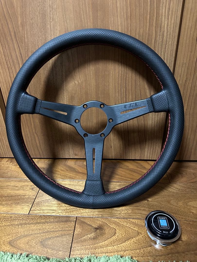 NARDI SPORTS TYPE A パンチングレザー レッドステッチ