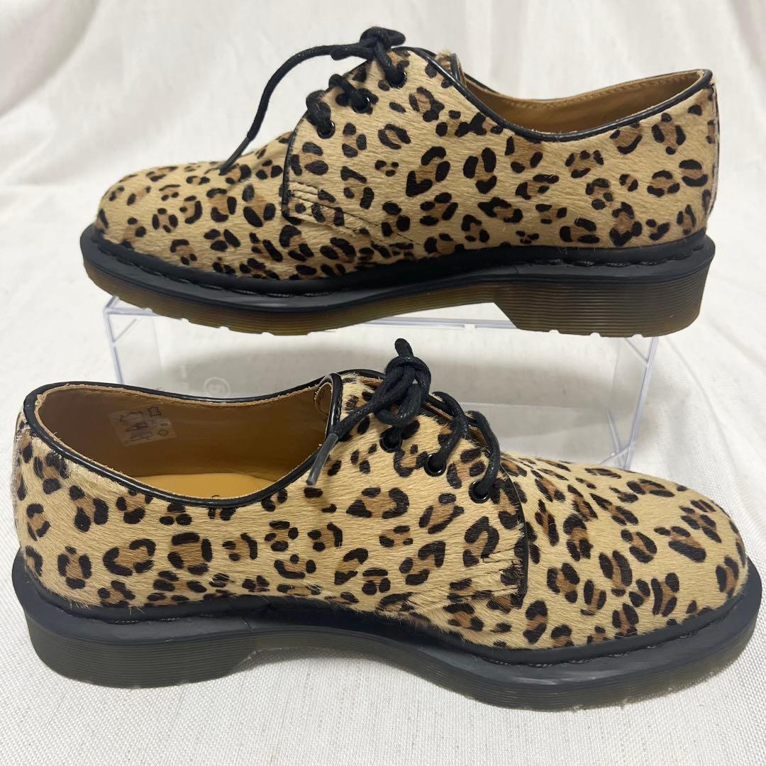【未使用級】ドクターマーチン　ビームス　コラボ　別注　レオパード　3ホール　豹柄