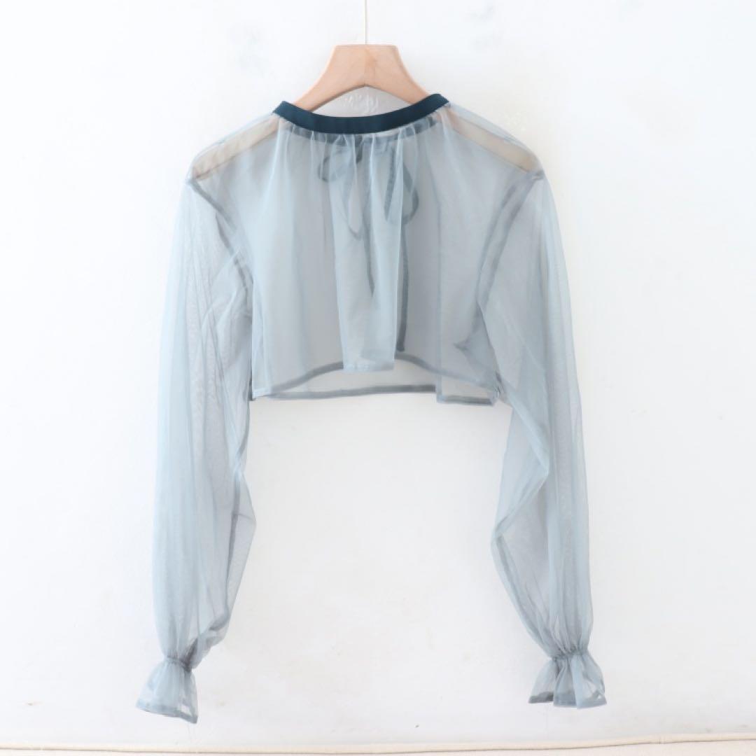 DorryDollシフォンボレロセット メニーウエイドレス　アビスブルー　M