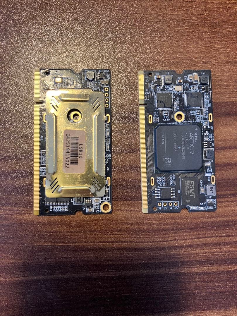 FPGAカード Lattice Artix 7 ２点セット ベースボード付き