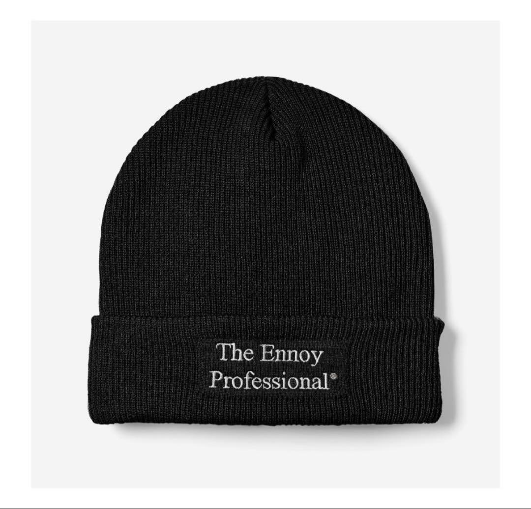 【未使用】ENNOY PROFESSIONAL ニットキャップ (BLACK)