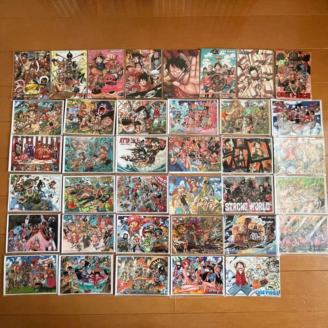 ワンピース37枚セット。裏マグネット。非売品です。