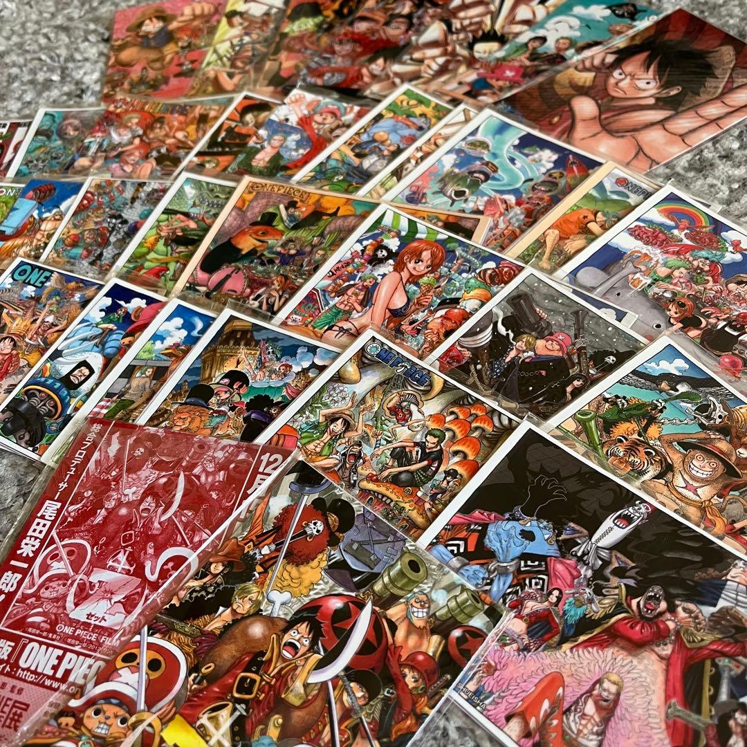 ワンピース37枚セット。裏マグネット。非売品です。