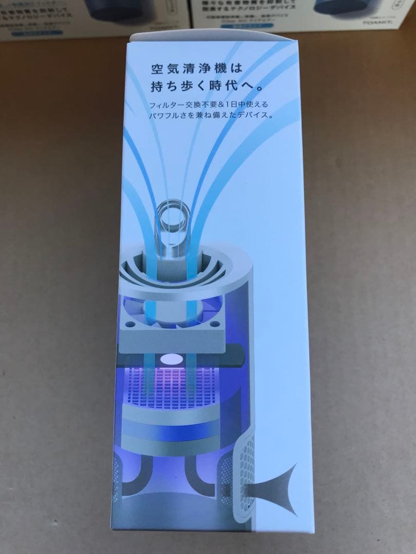 新品未使用　パーソナル　除菌　脱臭　光触媒　空気清浄　　クリアエアー　×4 旅行