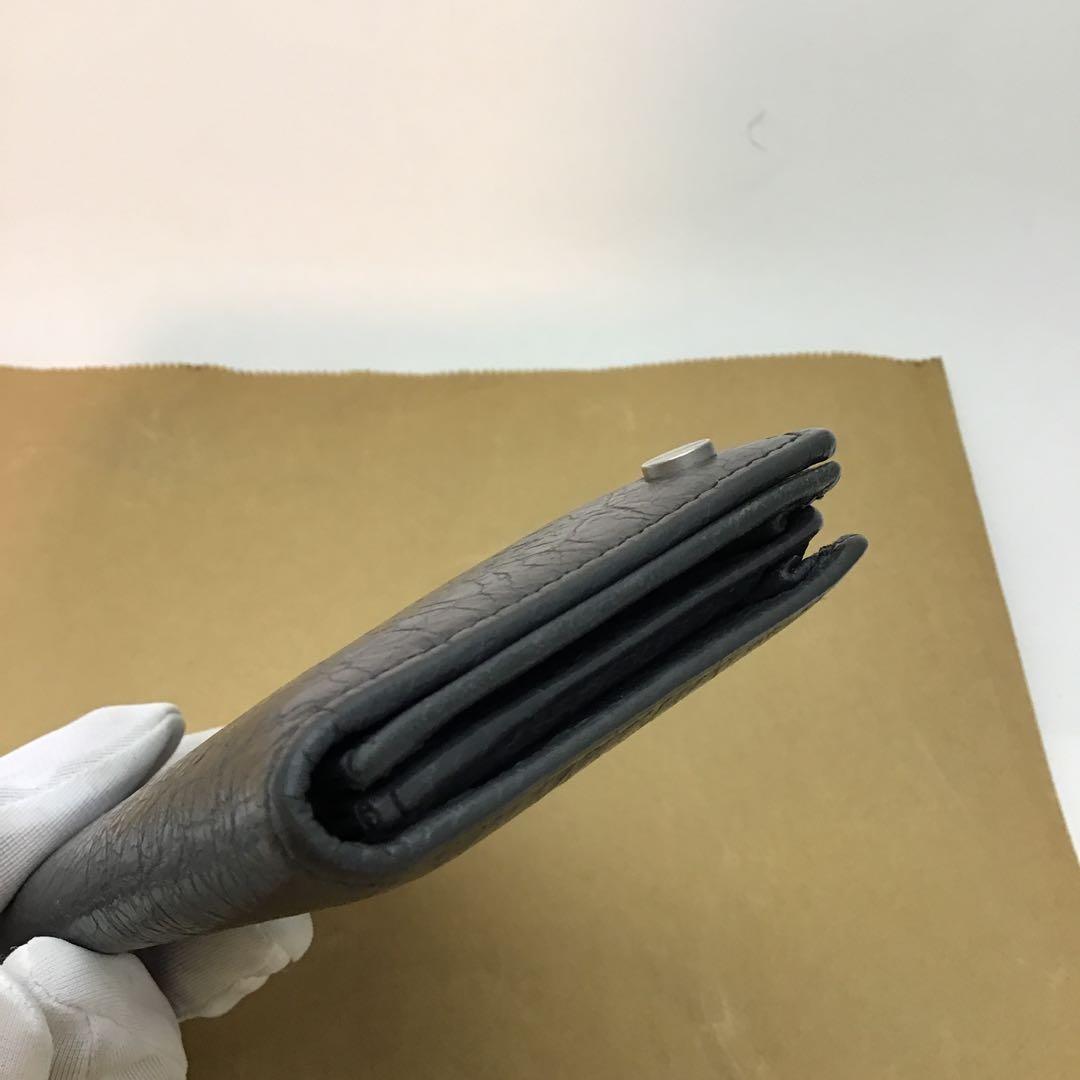 ❣️美品❣️ BALENCIAGA バレンシアガ　レザー 名刺入れ グレー