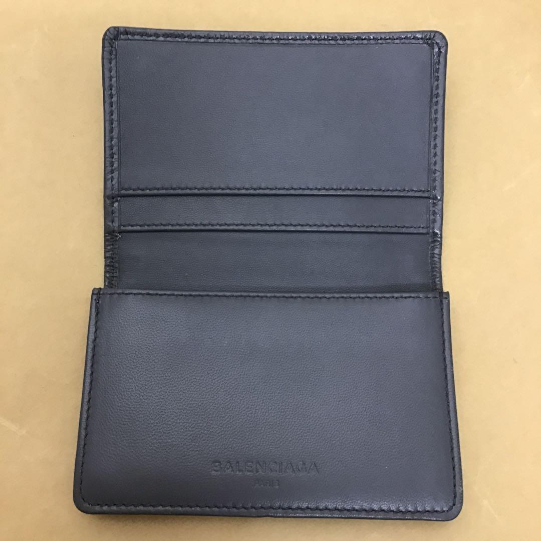 ❣️美品❣️ BALENCIAGA バレンシアガ　レザー 名刺入れ グレー