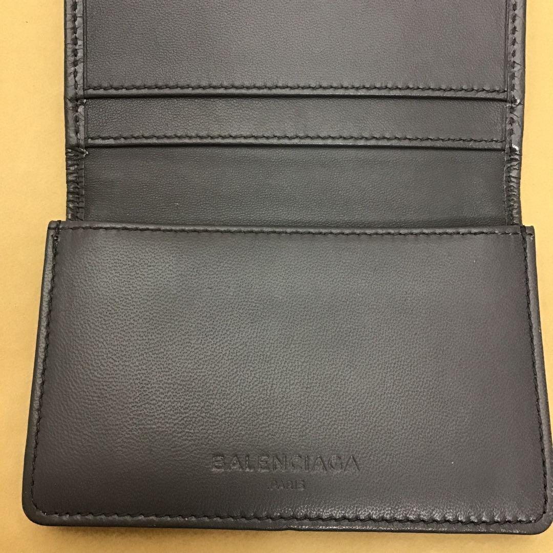 ❣️美品❣️ BALENCIAGA バレンシアガ　レザー 名刺入れ グレー