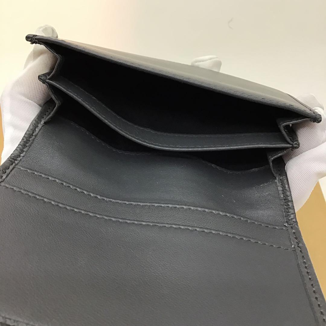 ❣️美品❣️ BALENCIAGA バレンシアガ　レザー 名刺入れ グレー