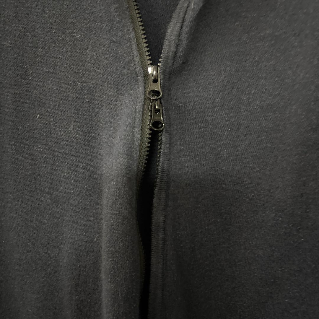 STONE  ネイビー ダブルジップアップセーター